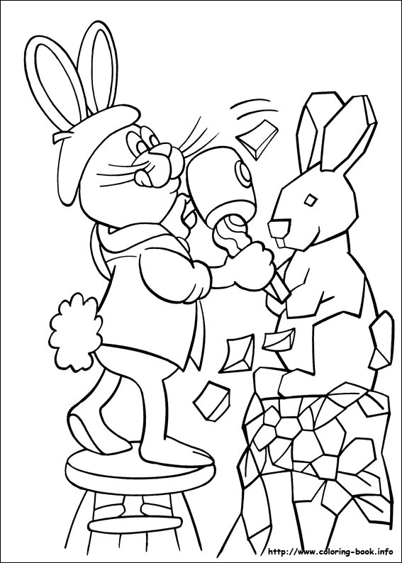 Peter Cottontail coloring picture